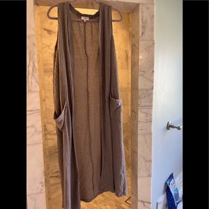 Umgee Large long waffle vest